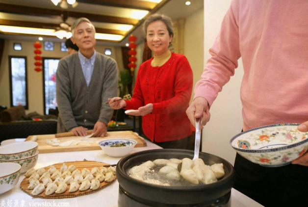 中国家庭制作面食食物